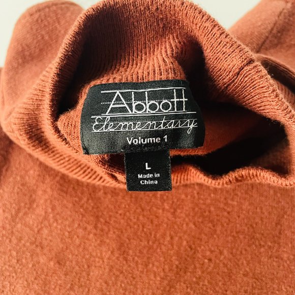 Abbott Elementary Womens Rust Mock Neck Cozy Sweater Vest | Large - Picture 3 of 7